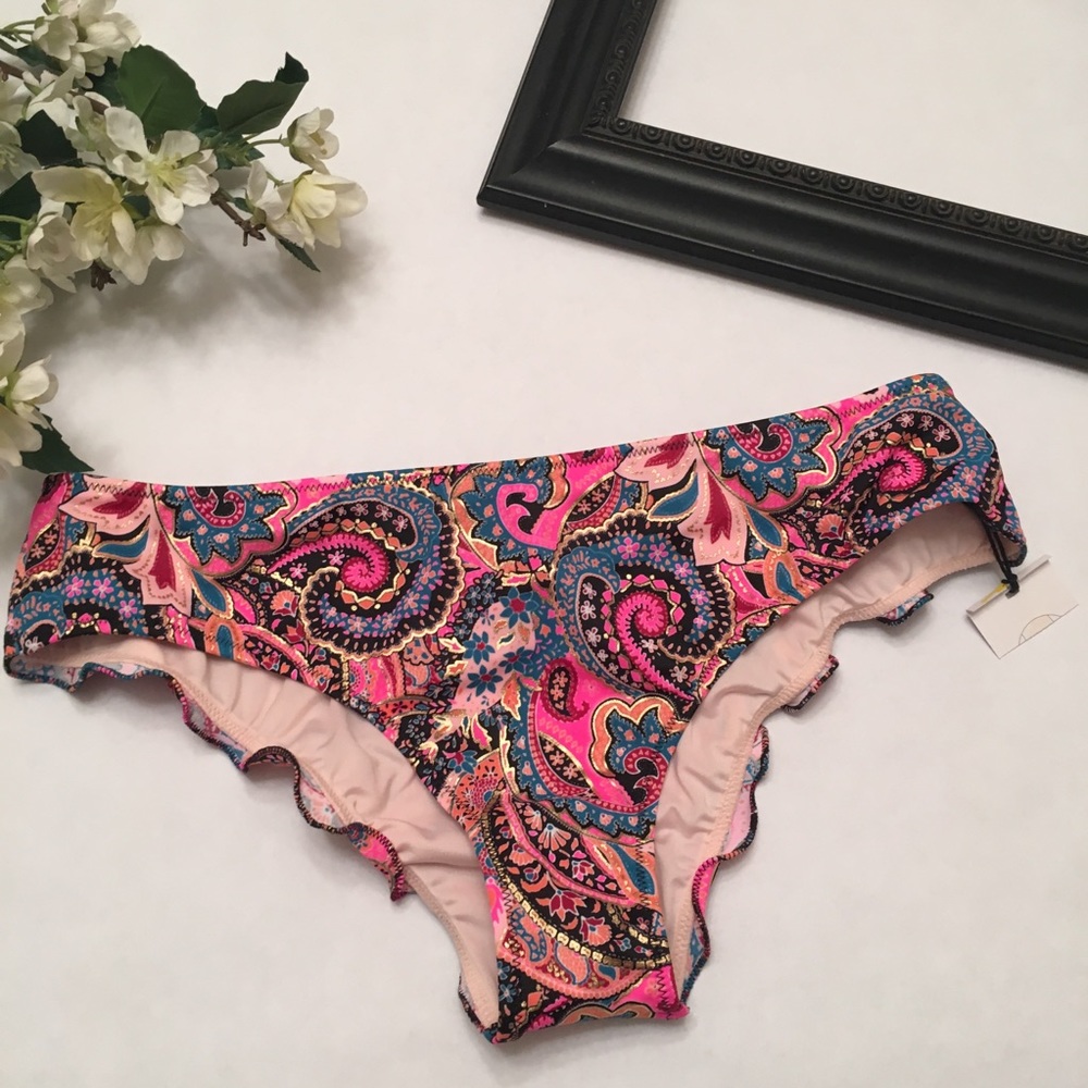 Shade & Shore ruffle bikini bottom NWT